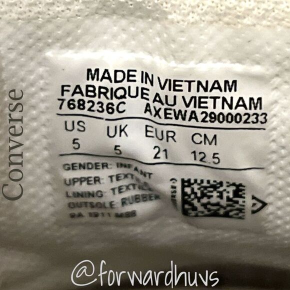 Converse Shark Week Shark Shoes Toddler Size 5 - Picture 6 of 8